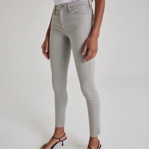 Adriano Goldschmied AG Light Gray Jeans, super soft and lightweight. Size 28R.